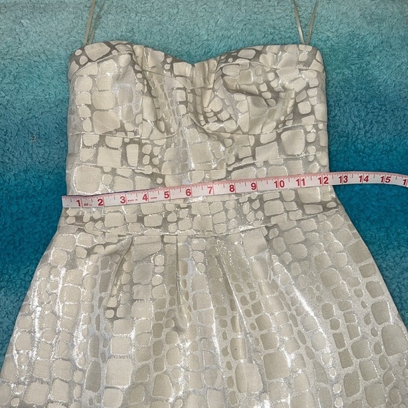 🔥American Eagle Elegant Cream Strapless Dress🔥 - Picture 6 of 8